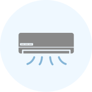 家庭用エアコン設置のアイコン