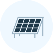 太陽光発電システム取り付け工事のアイコン